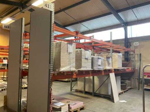 Heavy-duty shelf, without contents