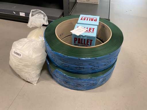 Lotto di vari materiali di imballaggio