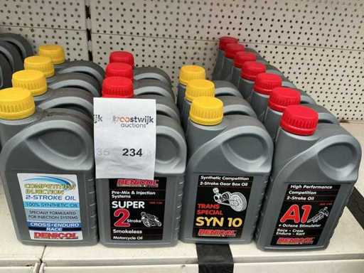 Denicol Hubraum 1 Liter Verschiedene Motorrad-Motoröl (18x)