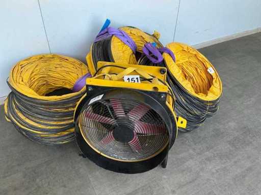 Ventilateur axial Trotec TTV4500 avec accessoires