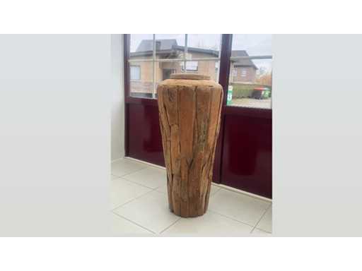 Vaas teak 100cm