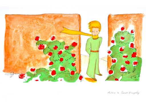 Antoine de Saint Exupéry - Le petit prince - lithograph