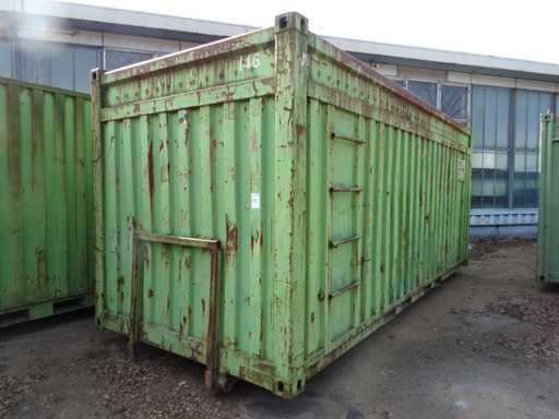 Kabel open afzetcontainer