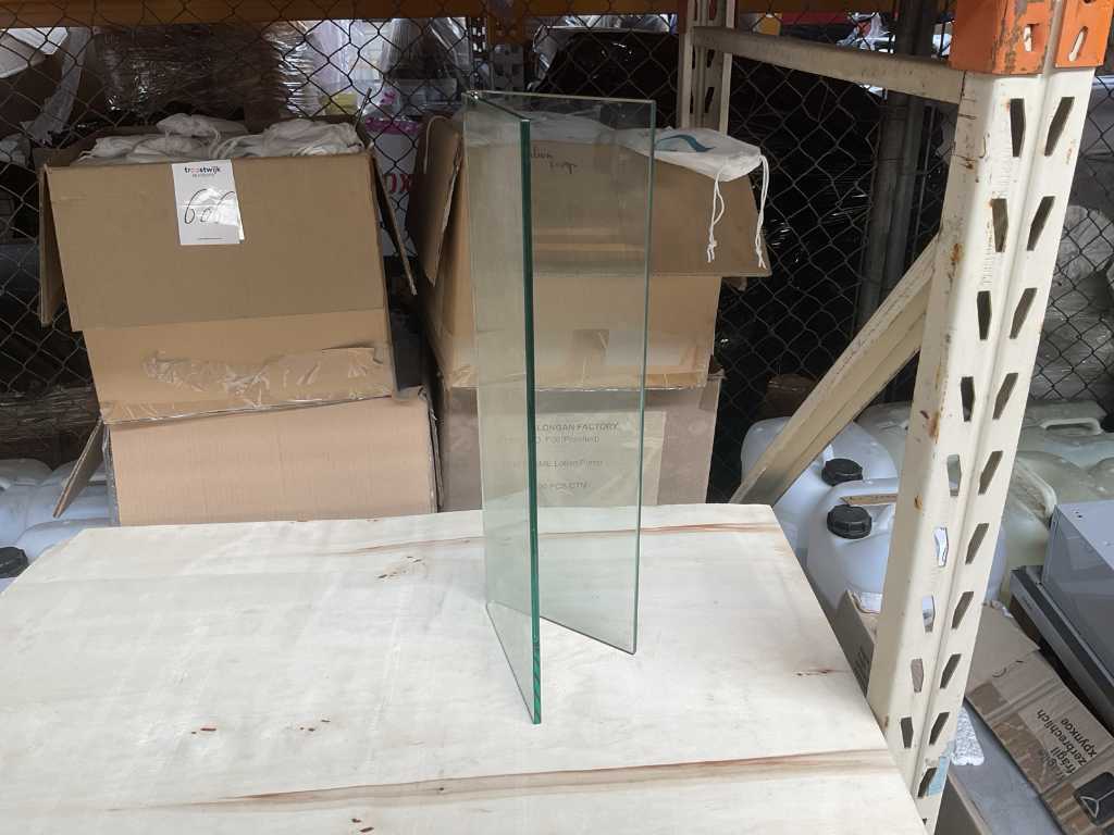 Piesă colț poliță sticlă (6x)