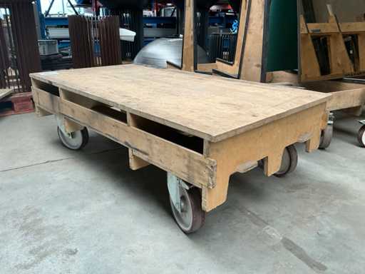 Deltarack Houten transportkar