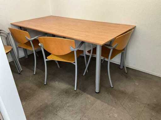 Canteen table with chairs