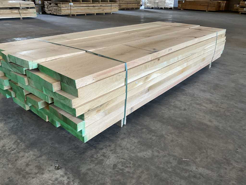 European oak planks pre-planed approx. 0.9 m³
