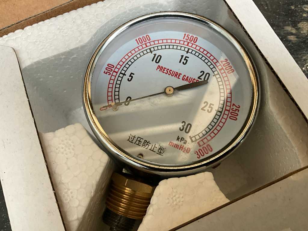 HF - max 30 bar - Manometer