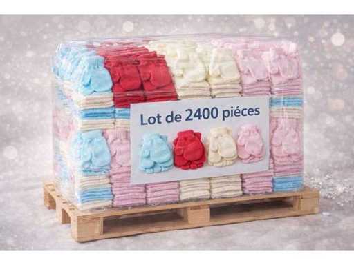 Pallet di 2.400 paia di guanti/guanti - Baby & Toddler - Nuovo