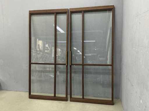 Porte pivotante double 218,5x99 cm