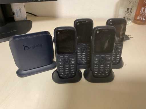 Poly Rove Dect telefoons (4x)