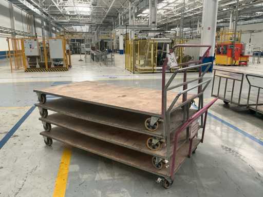 Carrelli di trasporto 4pz