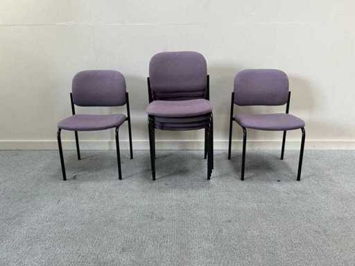 DRISAG - Chaises visiteurs - Chaise de salle d’attente (6x)