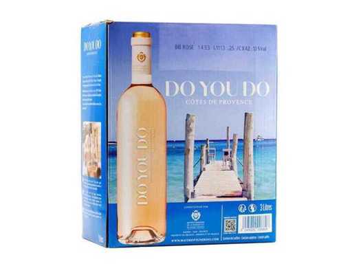 BIB 3 L DO YOU DO - Master winemakers of La Presqu'il de Saint Tropez - Mediterranean - Rosé wine (9x)