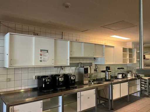 Houten wandkast (3x)