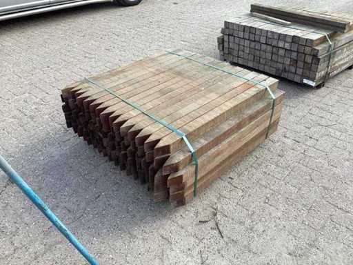Azobè Hardhouten paal 60x60x1000mm (100x)