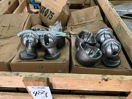 Partij kipper-kogelgewrichten “Ø 75 mm”