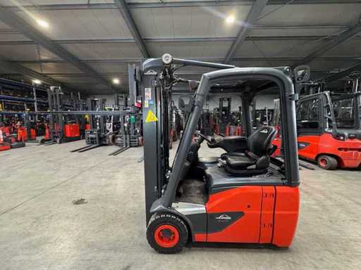 Servizio 2022 + UVV 02/2027 Linde E14-02 EVO 1.400kg Doppio Elevatore Elettrico Libero 7.310 Ore
