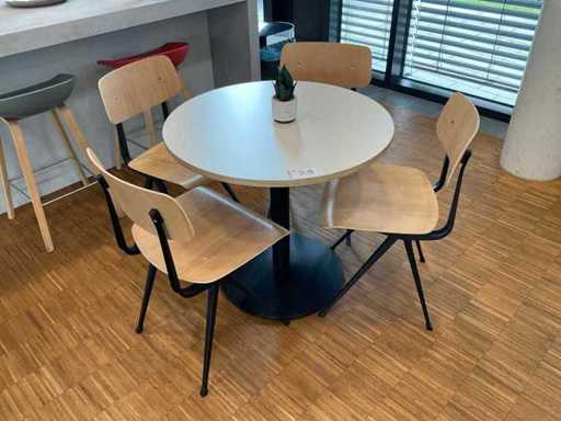 Restaurant-Tisch mit 4 Stühle