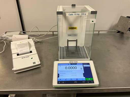 METTLER TOLEDO XPR205 und P-52RUE Waage mit Drucker