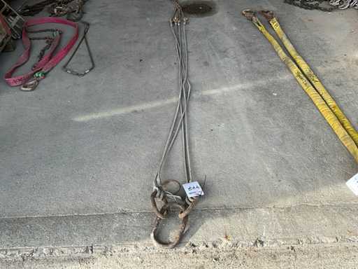 4 zawiesia stalowe lina