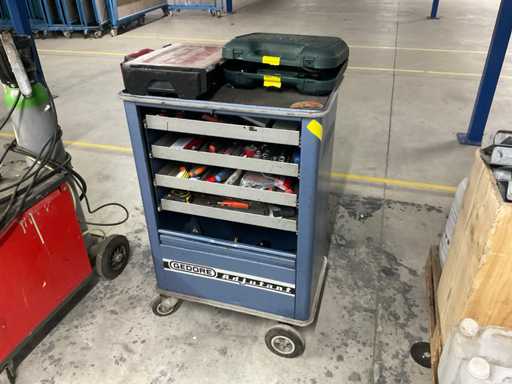 Geodore Gereedschapswagen met inhoud