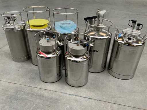 Wilhelm Schmidt JEM 20 / NEX 20 Stainless Steel Cannister (7x)