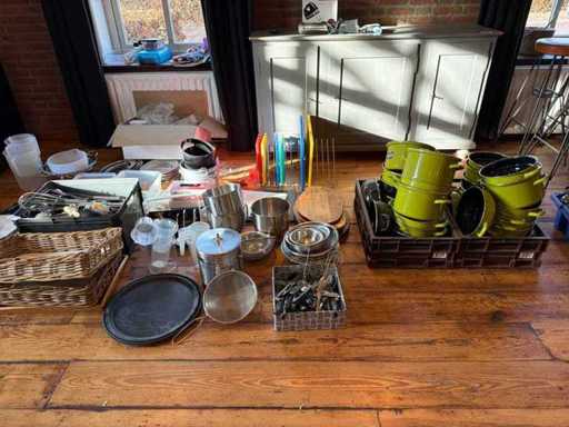 Partij restaurant/keuken gerei