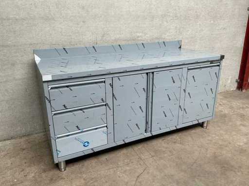 Stainless steel work table