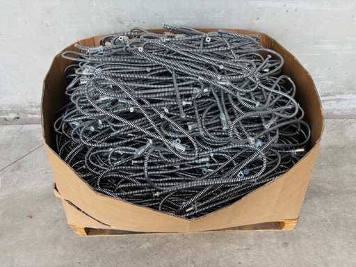 (x600) Goedkope plastic doucheslang. 