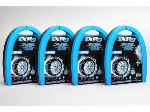 Set aus 4 Packungen neuer Autokette