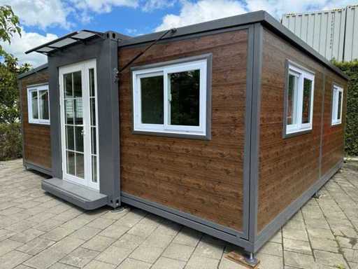 Tinyhouses, containers, storage tents and machines