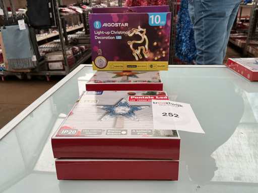 Weihnachten, Led-Dekoration. (4-fach)