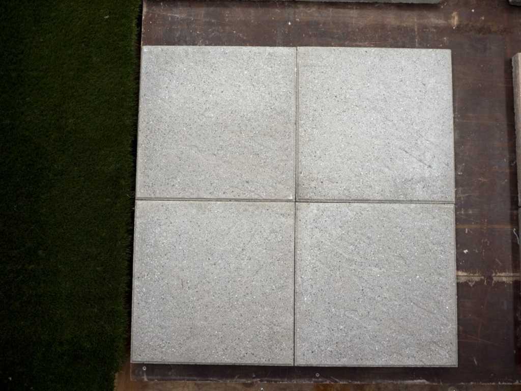Concrete garden tiles 28,2m²