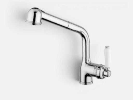 Robinet mixer de bucătărie Hermitage cu duș extensibil - 2 jeturi