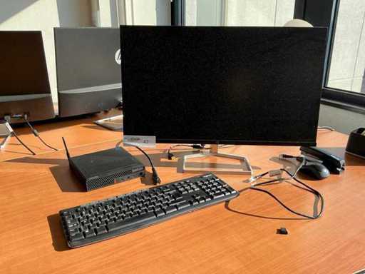 Lenovo / HP Desktop avec moniteur