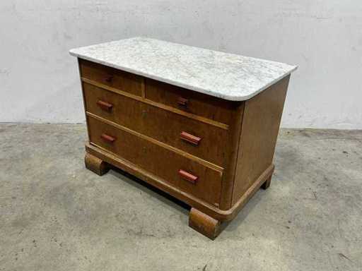 Sideboard with stone top