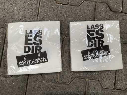 Servetten-Wit 33x33 - 3 ply - 20 pack (96x)