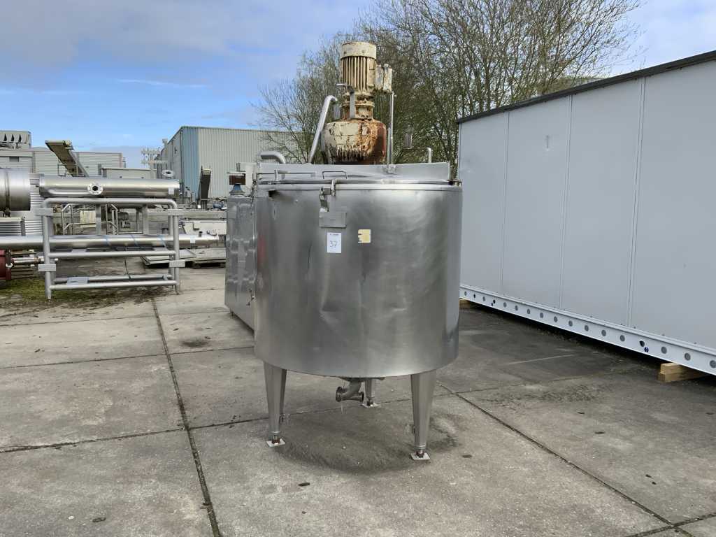 1996 Pierre Guerin CT600L Vertical Storage Mixing Tank