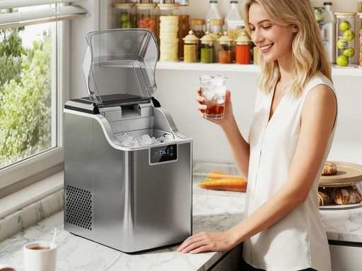 IJsmachine - Ijsblokjesbakje en -lepel inbegrepen - Autonomy 20 kg/24 uur