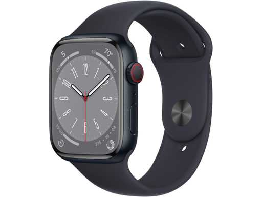 Apple - Series 8 - Smartwatch GPS+ Midnight Aluminium