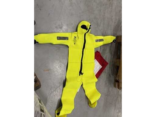 Accessori marittimi - Apparecchio di salvataggio, Tuta da immersione isolata PS2014, Adulto Uni da 50 a 100 kg, Arancione, Acc Solas, Sintetico