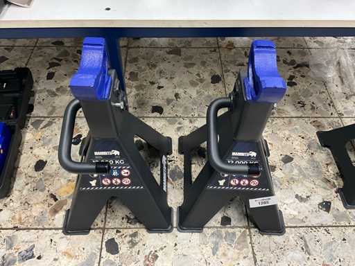 Mammuth JS12 Set di cavalletti per assali da garage