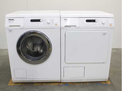 Miele W 5825 SoftCare System Wasmachine & Miele T 8423 C SoftCare System Wasdroger