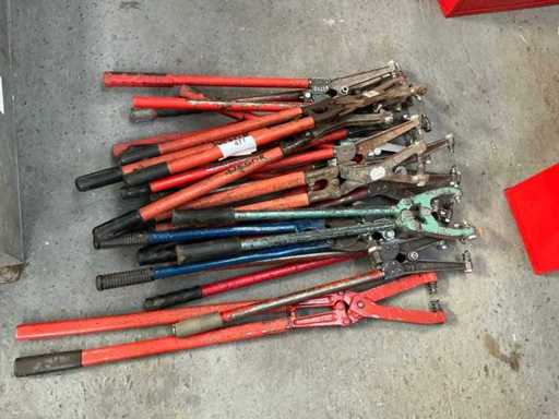 Batch of punch pliers