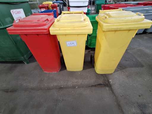   3 environmental bins BRB storage technology with lid