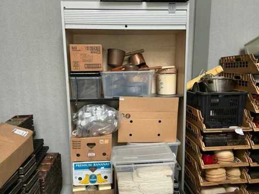 Boîte à obturateur roulant Assmann avec contenu