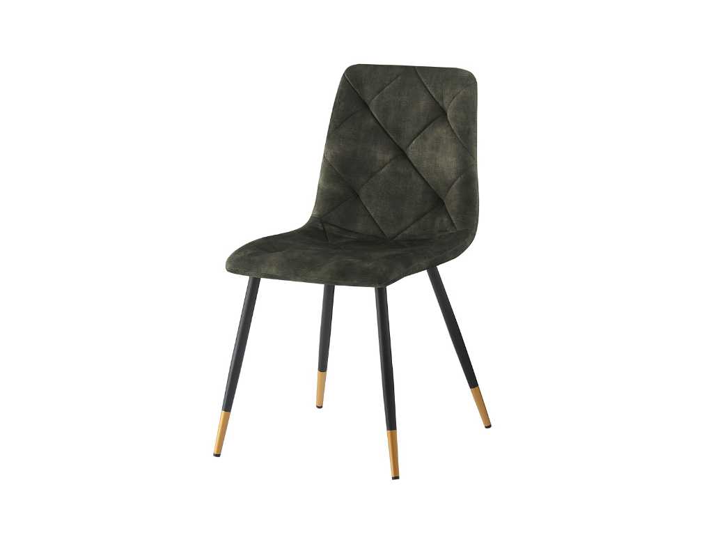 6x Design dining chair 2073 green
