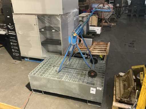 Oil Collector and Paper Roll Holder