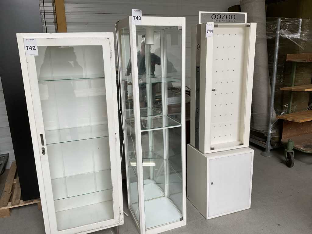 Glass-door cabinet
